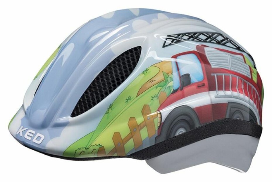 Ked Meggy II Trend fire truck cyklistická přilba - main (0)