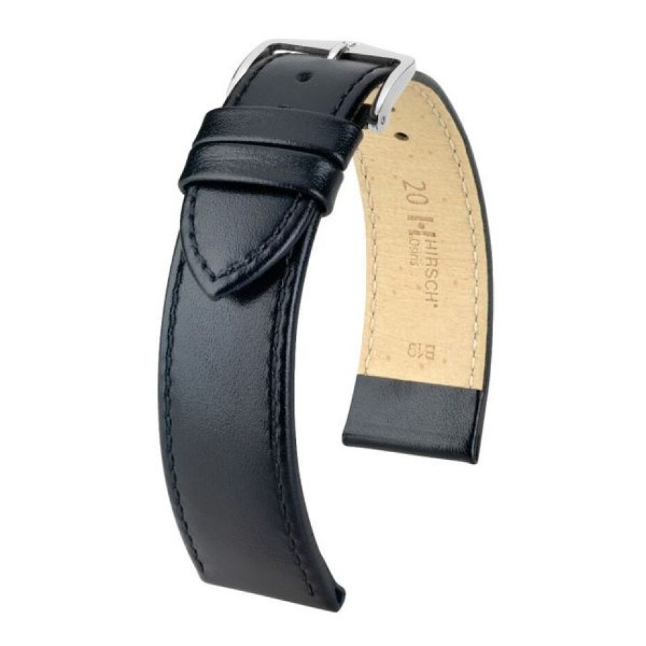 Řemínek Hirsch Osiris (NO QR) - černý - 16 mm - M – Střední délka - 14 mm - Zlatá - main (0)