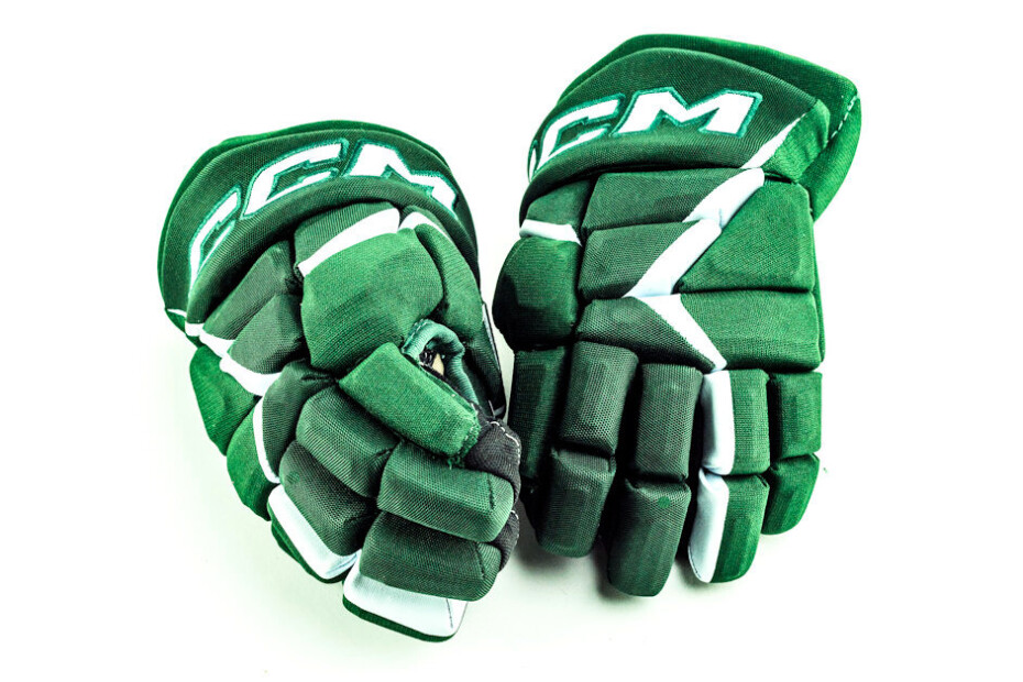 Hokejové rukavice CCM JetSpeed FT680 Dark Green/White Junior 11 palců - main (1)