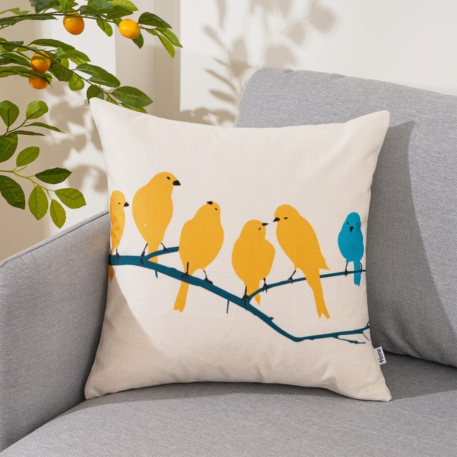 4Home Povlak na polštářek Luxury Songbird, 45 x 45 cm - main (1)