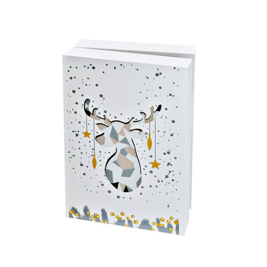Solight LED adventní kalendář - kniha, 8x LED, 40x30cm, 2x AAA - main (2)