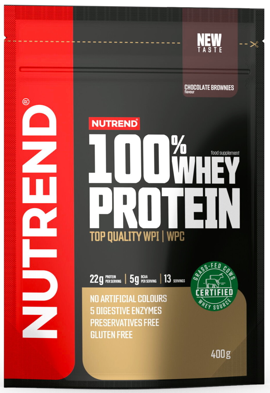 Nutrend 100% Whey Protein 400 g cookies & cream - main (3)