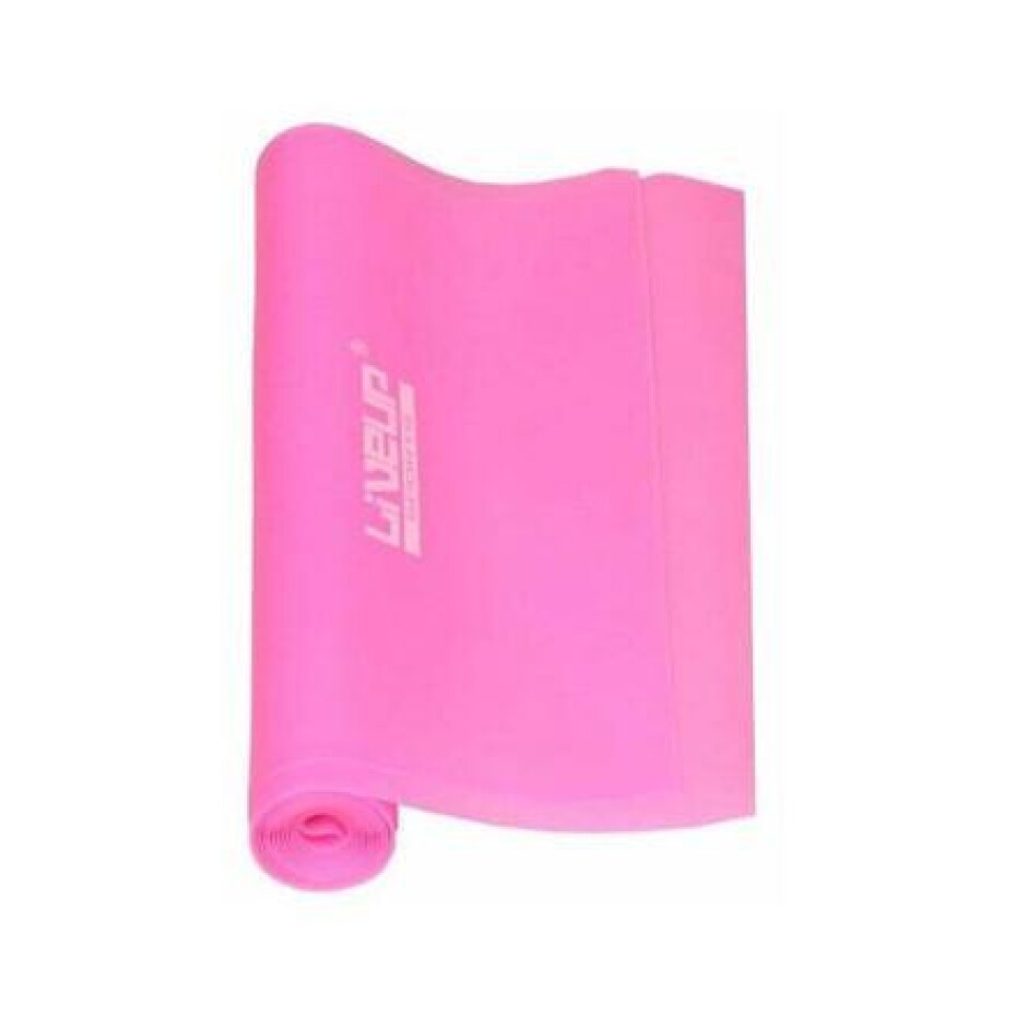 LiveUp Aerobic guma posilovací guma 120 x 15 cm růžová - main (0)