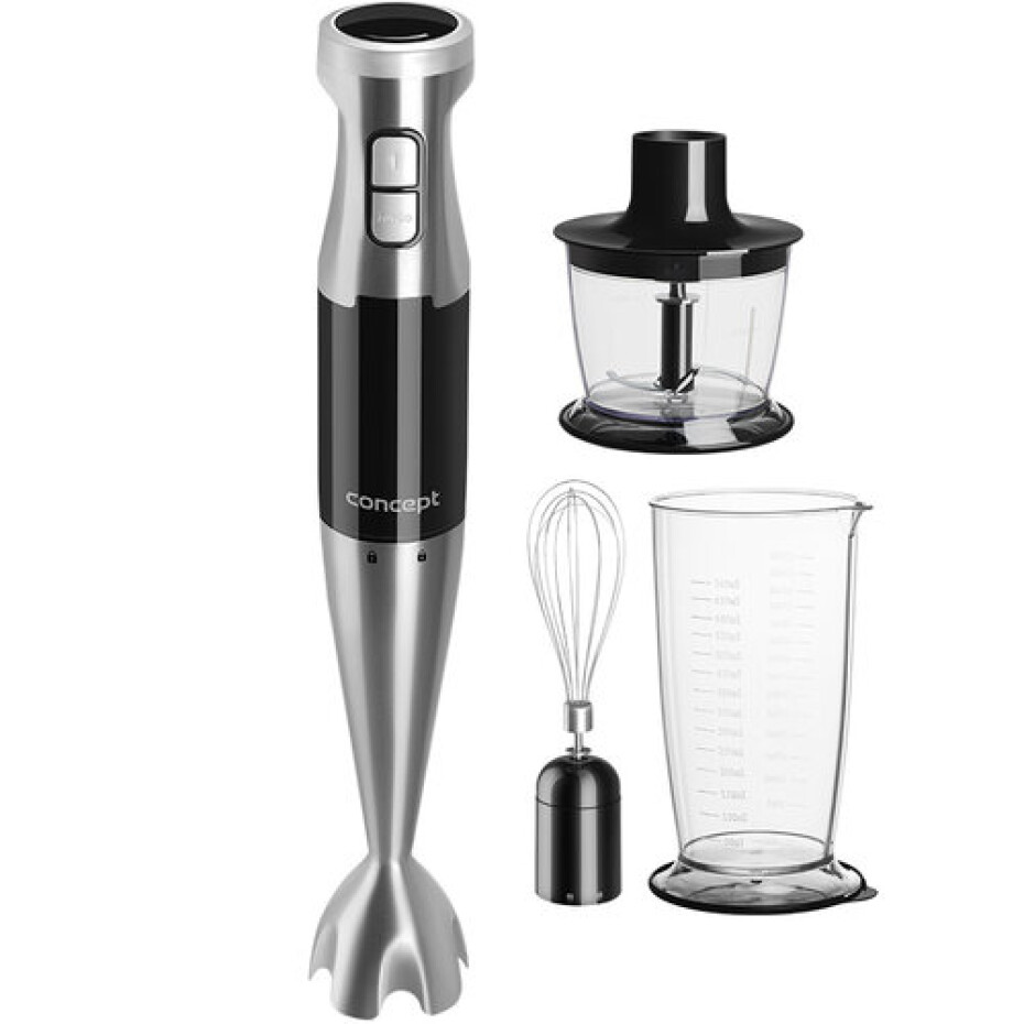 Concept TM4900 tyčový mixér s chopperem, šlehací metlou a mixovací nádobou 1000 W  BLACK - main (0)