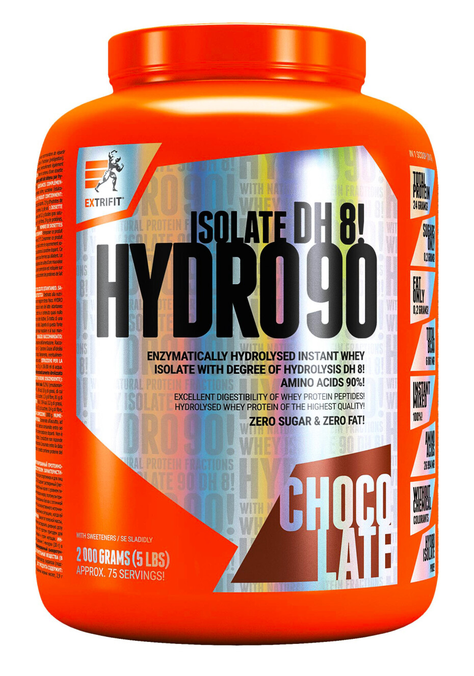 Extrifit Hydro Isolate 90 2000 g vanilka - main (0)