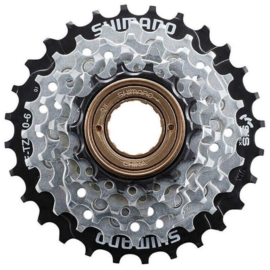 Shimano 6-kolo MF-TZ510 14-28 zubů, stříbrné/černé, v krabičce - main (0)