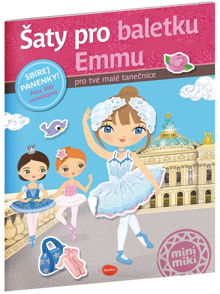 Šaty pro baletku Emmu - kniha samolepek - Julie Camel - main (0)