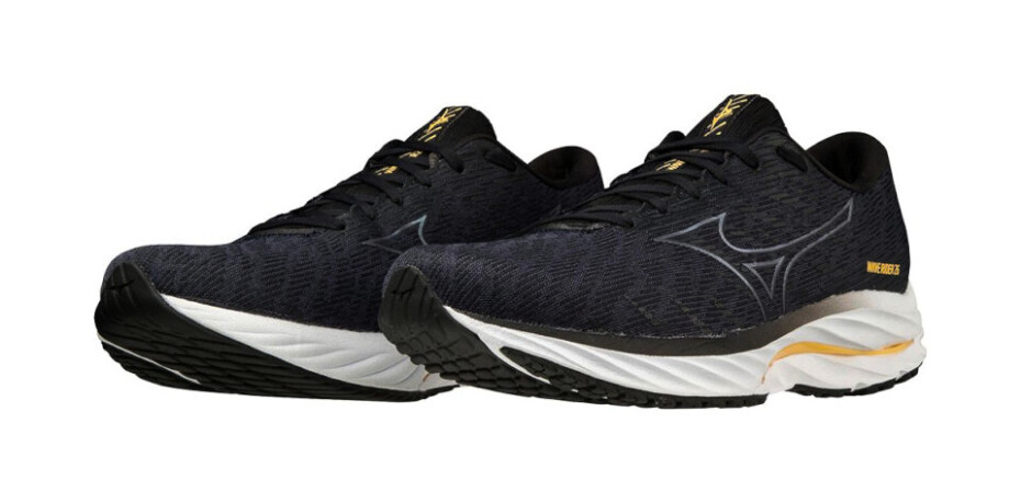 Pánská běžecká obuv Mizuno  Wave Rider 26 Odyssey Gray/Metallic Gray/Pale Marigold  UK 15 - main (7)