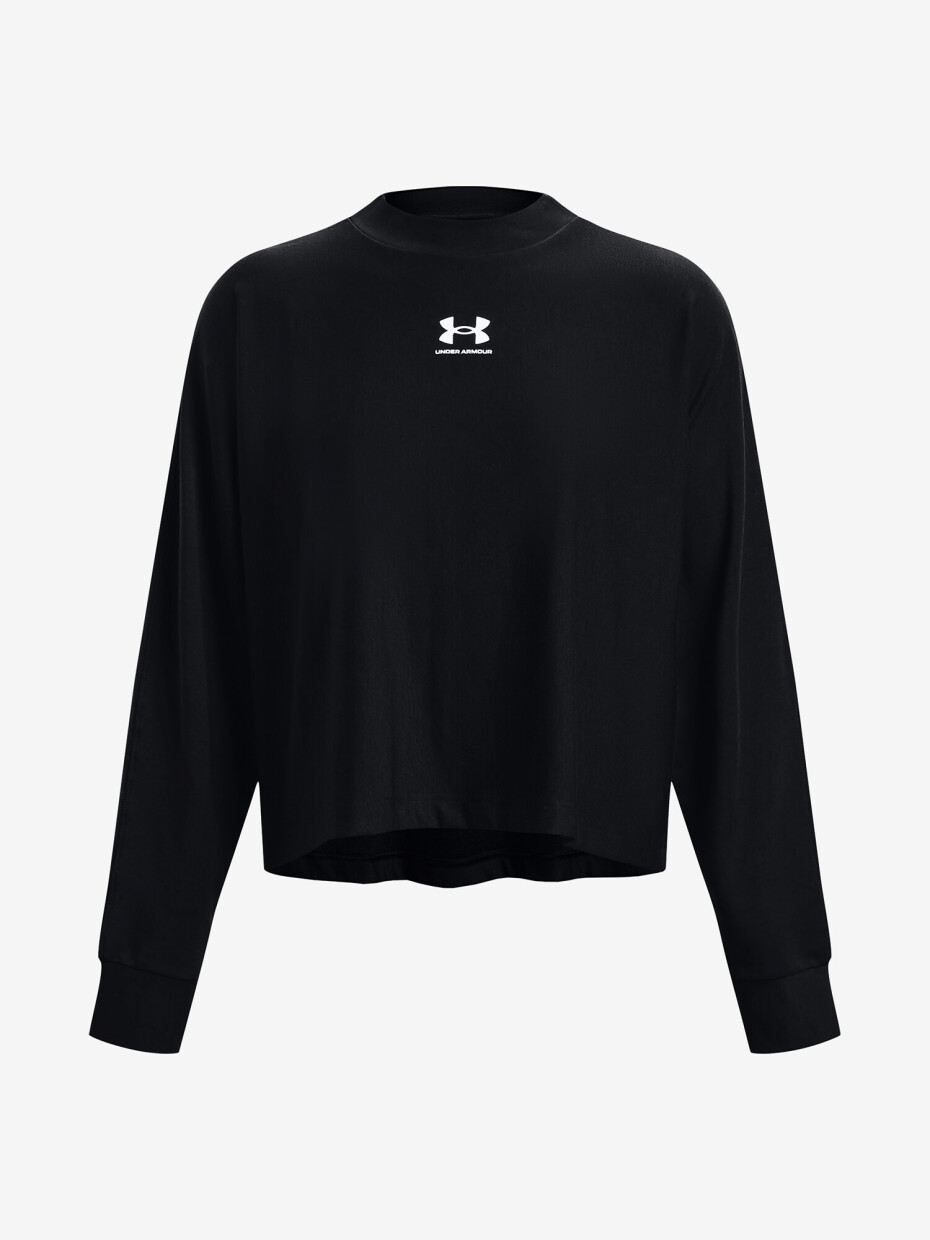 Dámská mikina Under Armour  Rival Terry Oversized Crw-BLK XS - main (4)
