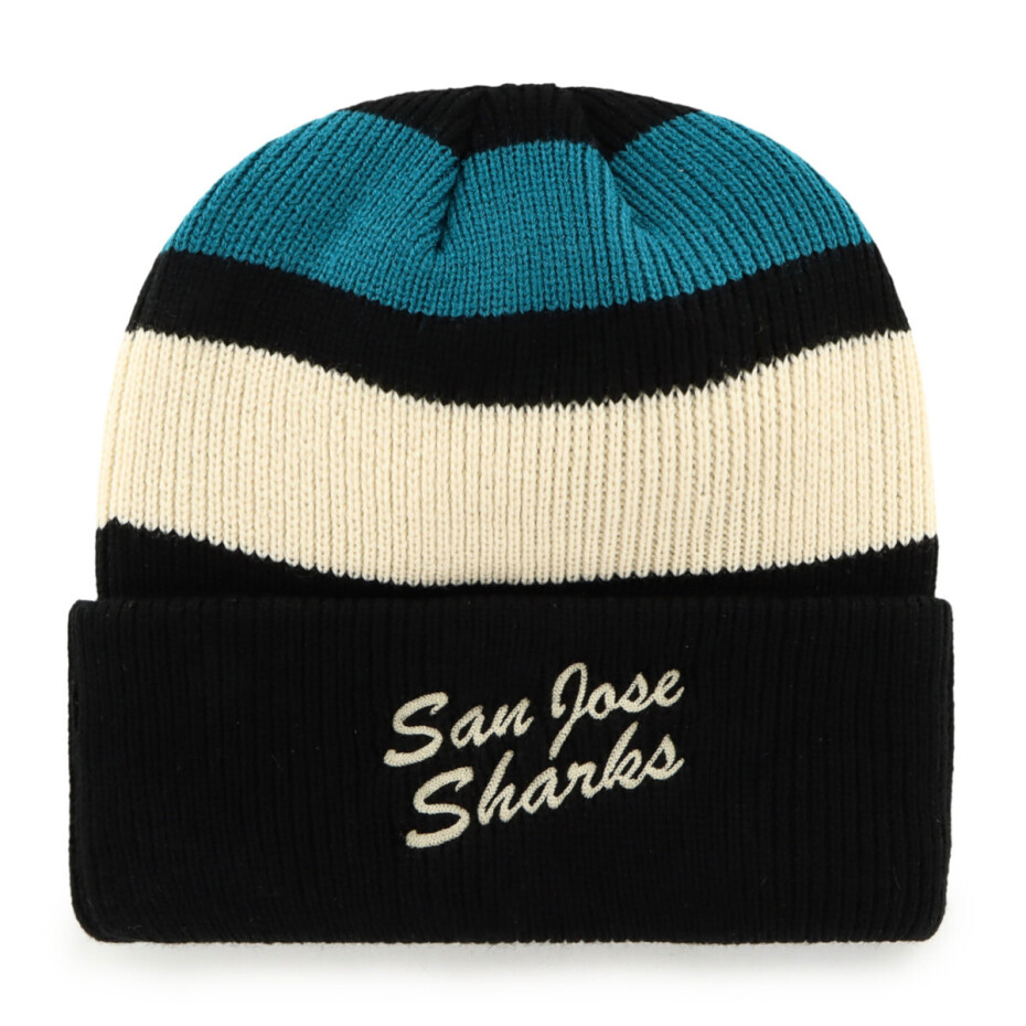 Zimní čepice 47 Brand  NHL San Jose Sharks Clubhouse Jennings ’47 CUFF KNIT - main (1)