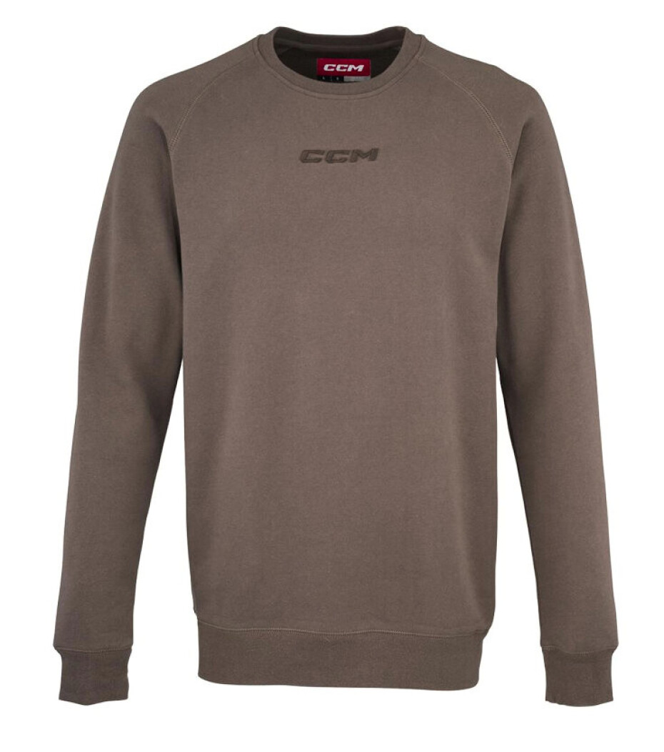 Pánská mikina CCM Core Fleece Crew Major Brown S - main (0)