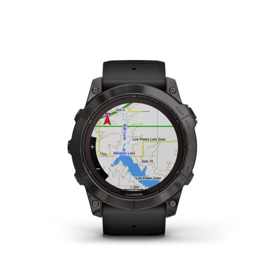 Garmin Fēnix 7X Pro Sapphire Solar Edition Carbon Gray DLC Titanium / Black Band - 010-02778-11 - main (3)