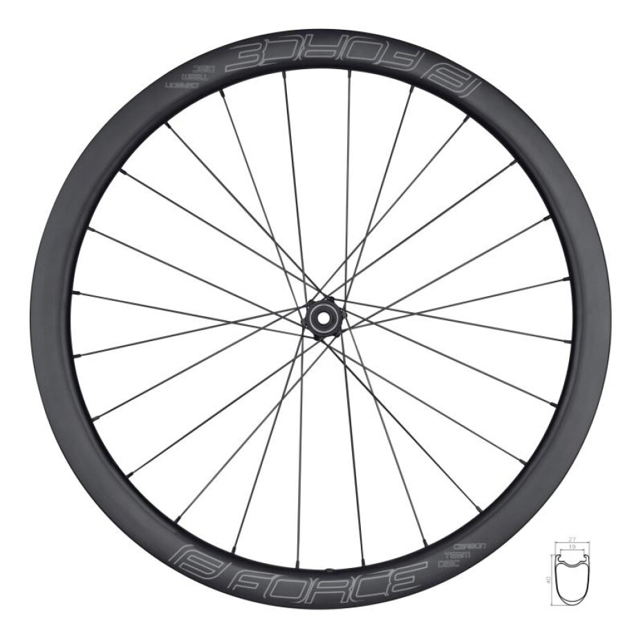 Force Kolo zadní siln. F. TEAM SP KARBON DISC 40 plášť. - main (0)