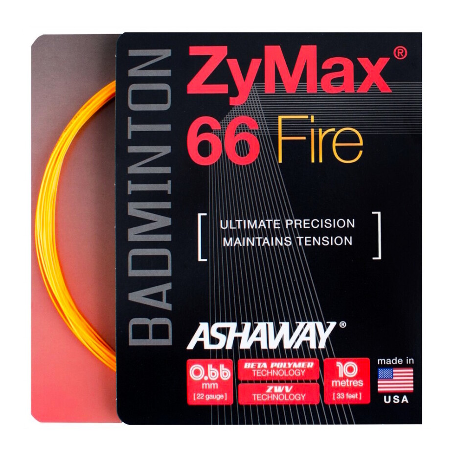 Badmintonový výplet Ashaway  Zymax 66 Fire Orange Set - main (0)