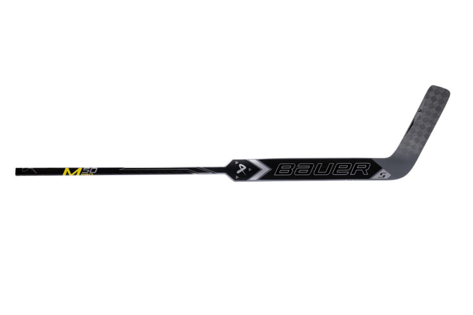 Kompozitová brankářská hokejka Bauer Supreme M50PRO Silver/Black Intermediate 23 palců, L (normální gard) - main (1)