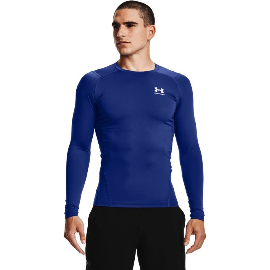 Pánské tričko Under Armour HeatGear Comp LS Blue XS - main (3)