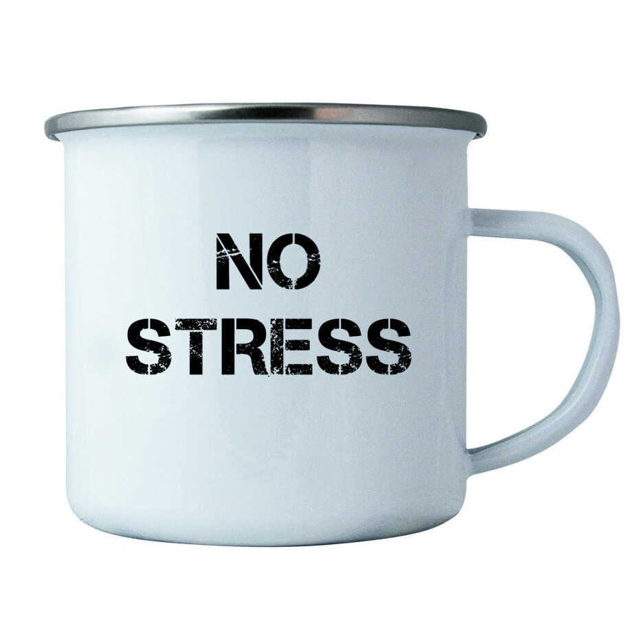 Bohemia Gifts Plechový hrnek - No stress, 350 ml - main (0)