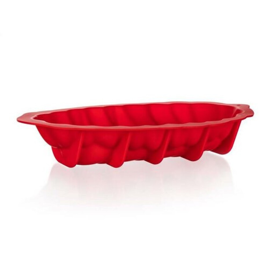 Banquet Forma na vánočku silikonová Culinaria Red 41x20x7 cm - main (0)