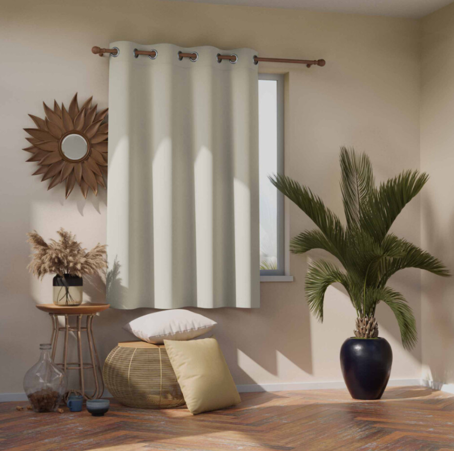 ArtFlhf Zatemňovací závěs BLACKOUT EYELETS K | 140 x 245 cm Barva: Silver - main (13)