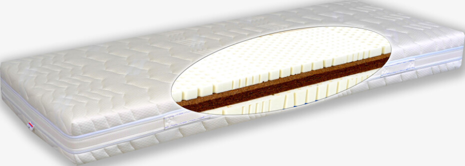 Matratex Matrace Latex comfort physio hard / soft Rozměr: 85 x 200 cm, Tvrdost: Tvrdost T3-T4 - main (1)