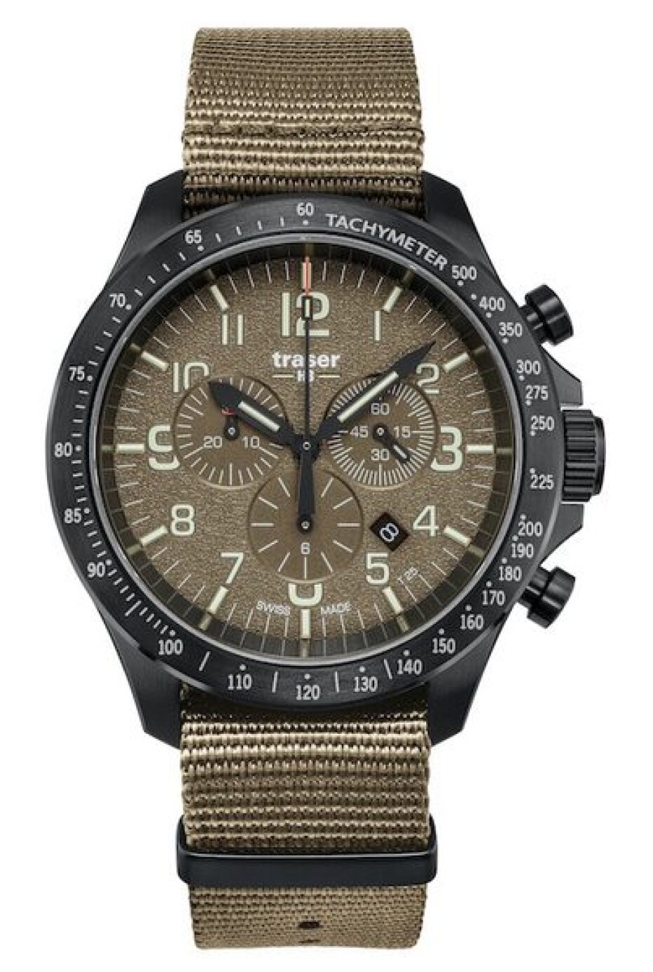 Traser P67 Officer Pro Chronograph Khaki Nato - main (0)