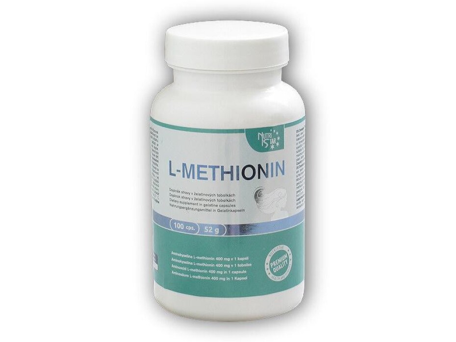 Nutristar Methionin 400mg 100 kapslí - main (0)