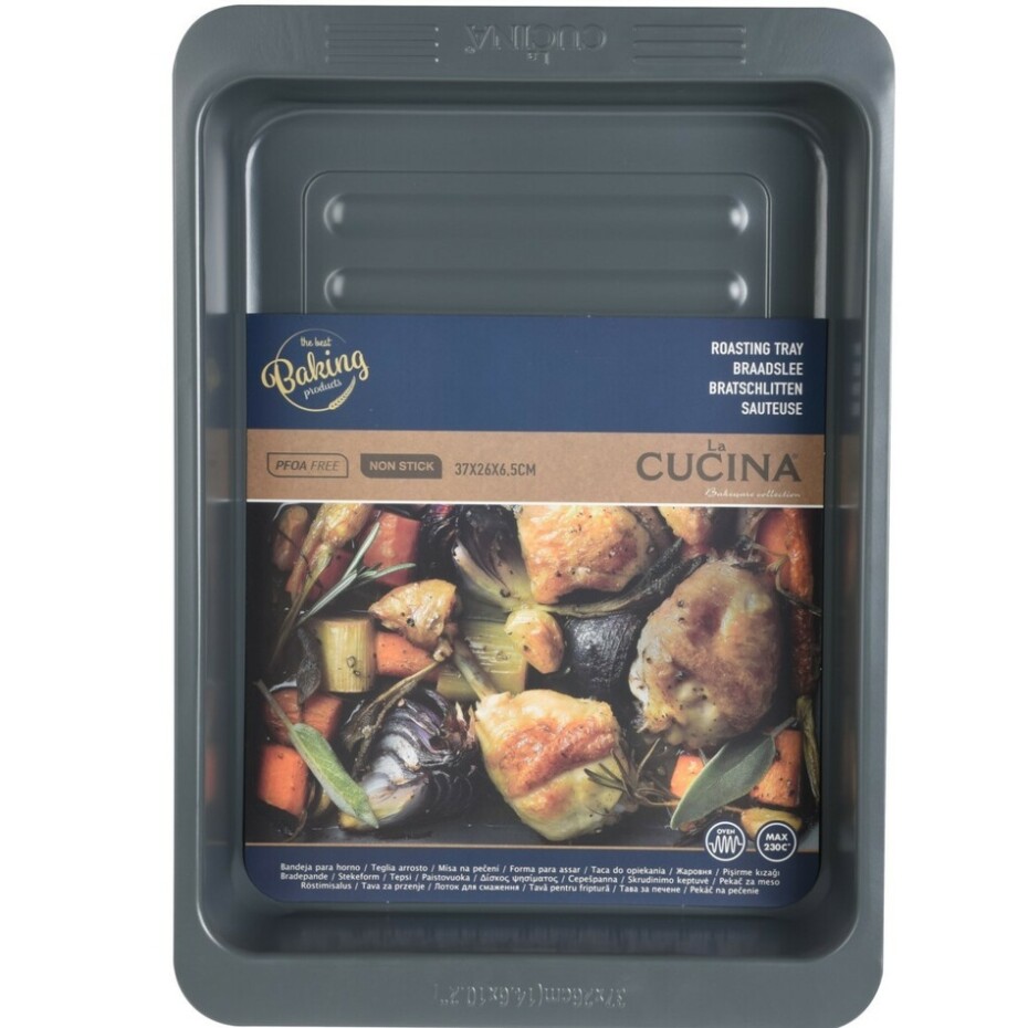 Plech na pečení Cucina 37 x 26 x 6,5 cm - main (1)