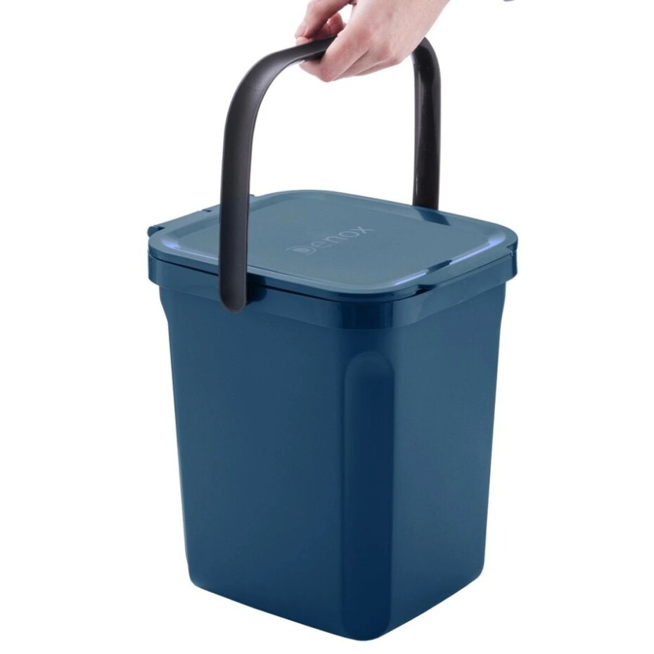 Denox Organic odpadkový koš na Bioodpad 10 l, modrý - main (3)