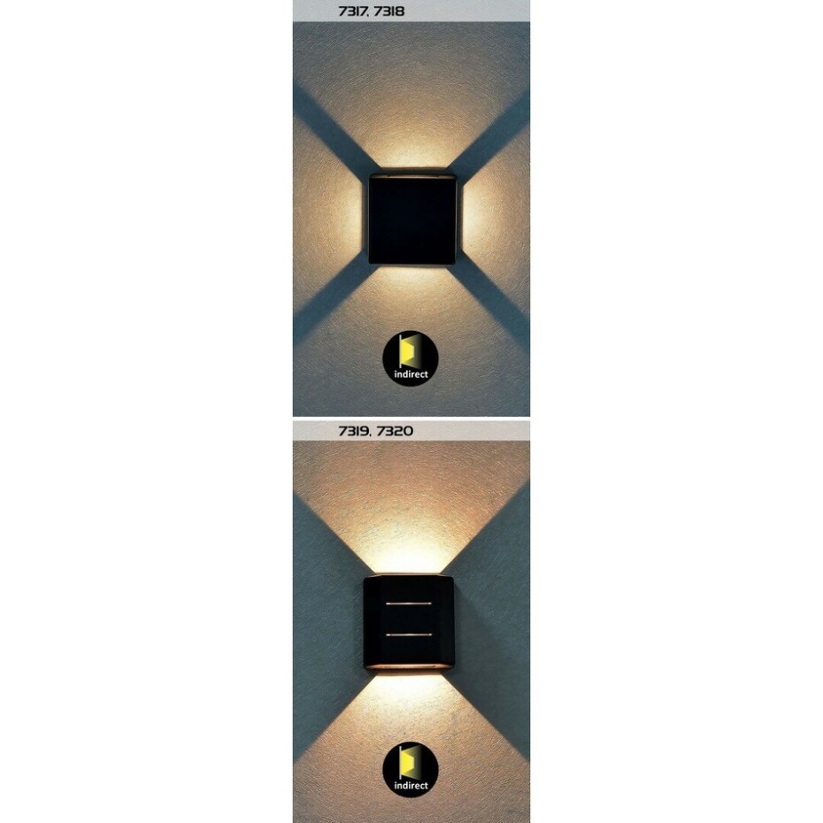 Rabalux 7319 Lippa,  venkovní nástěnné LED svítidlo, černá - main (2)