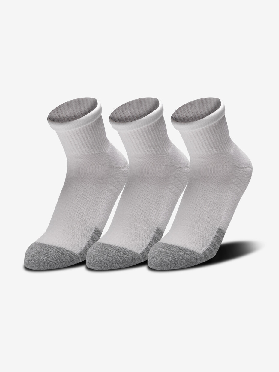 Under Armour ponožky UA Heatgear Quarter 3pk bílá - main (0)