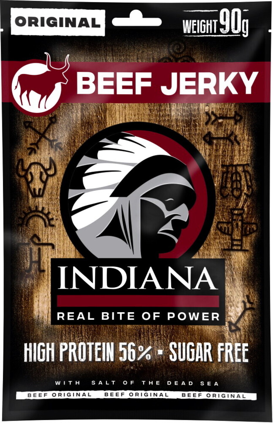 Indiana Pork Jerky Original 90 g - main (5)
