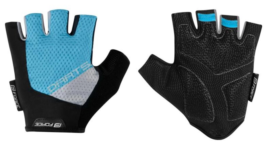 Force DARTS gel modro-šedé rukavice bez zapínání - main (0)