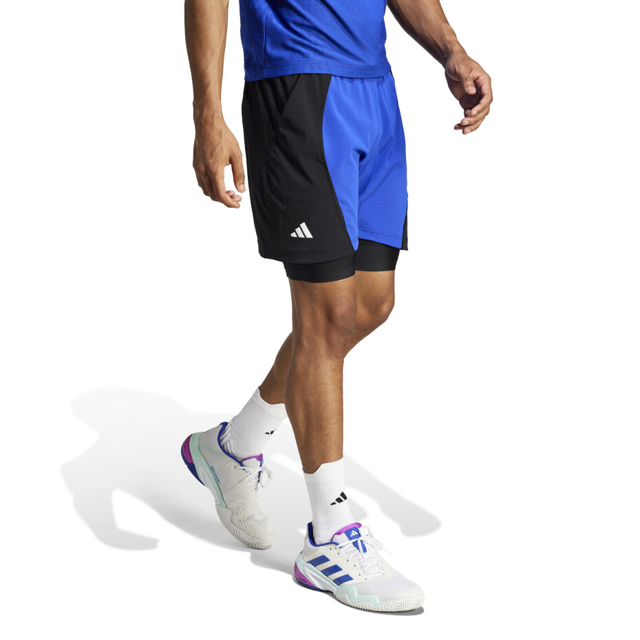 Pánské šortky adidas  Short & Tight Set Lucid Blue L - main (4)