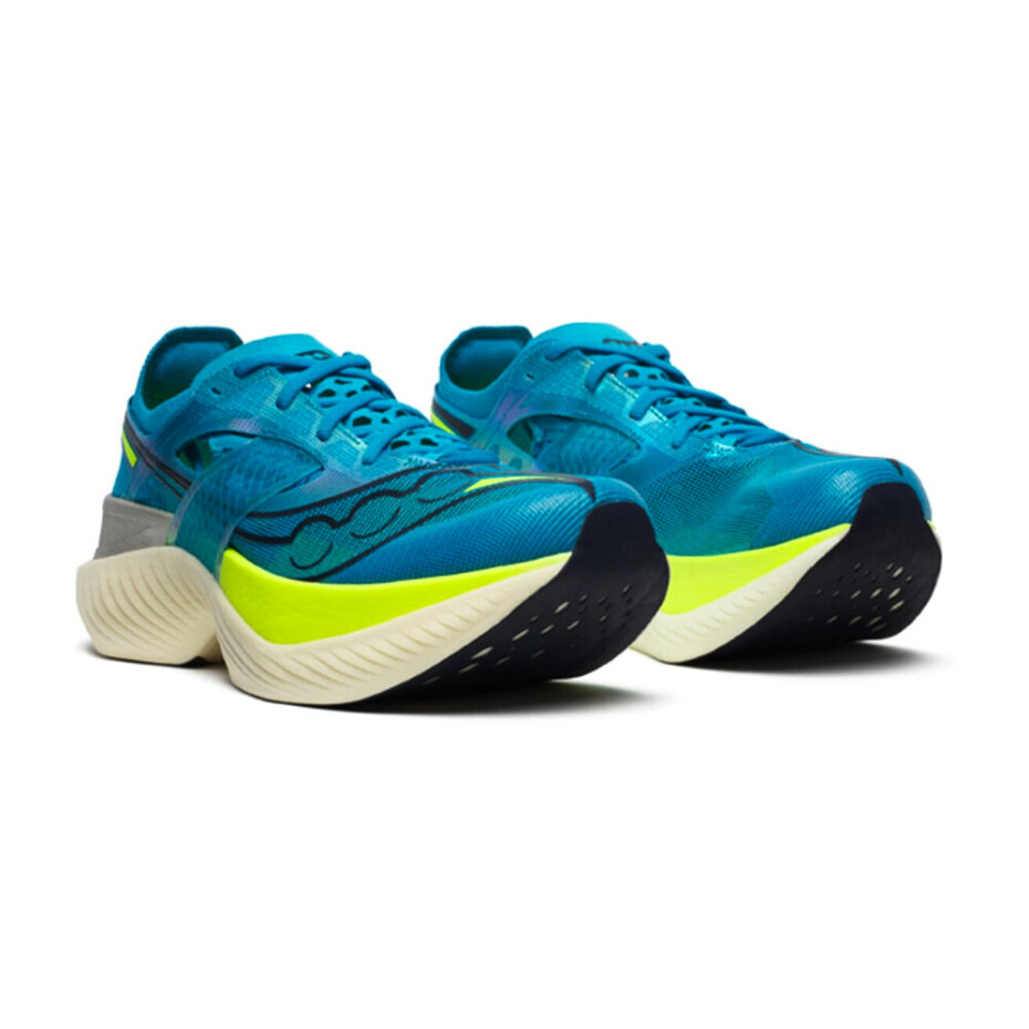Pánská běžecká obuv Saucony Endorphin Elite Viziblue/Citron  UK 10 - main (2)