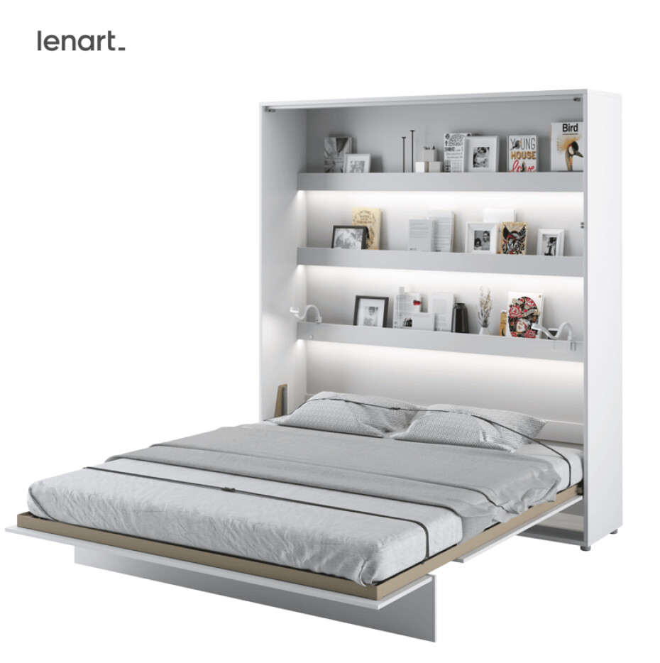 Dig-net nábytek Sklápěcí postel Lenart BED CONCEPT BC-13 | 180 x 200 cm Barva: Bílá - main (1)
