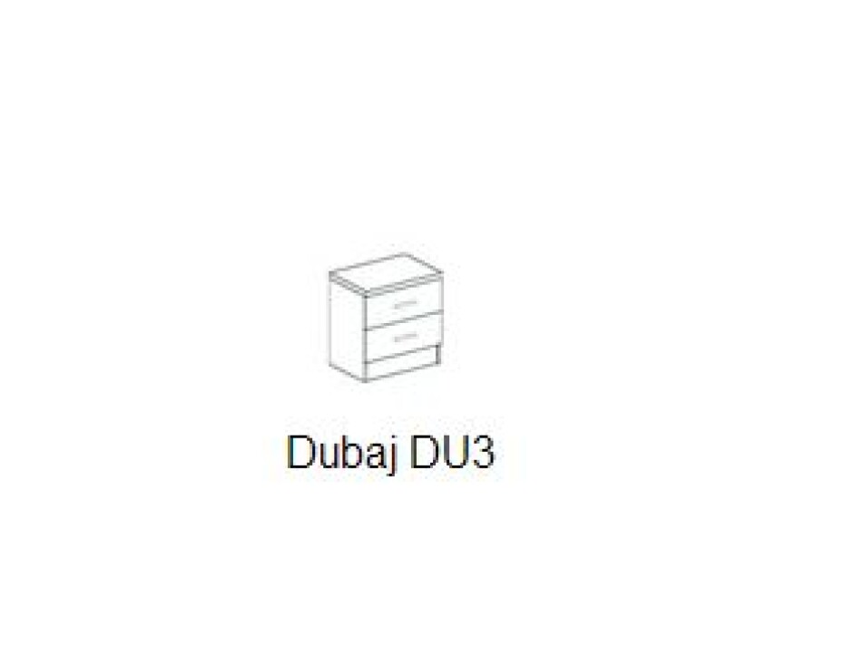 ArtStol Ložnice DUBAJ | bílá/černá - main (6)