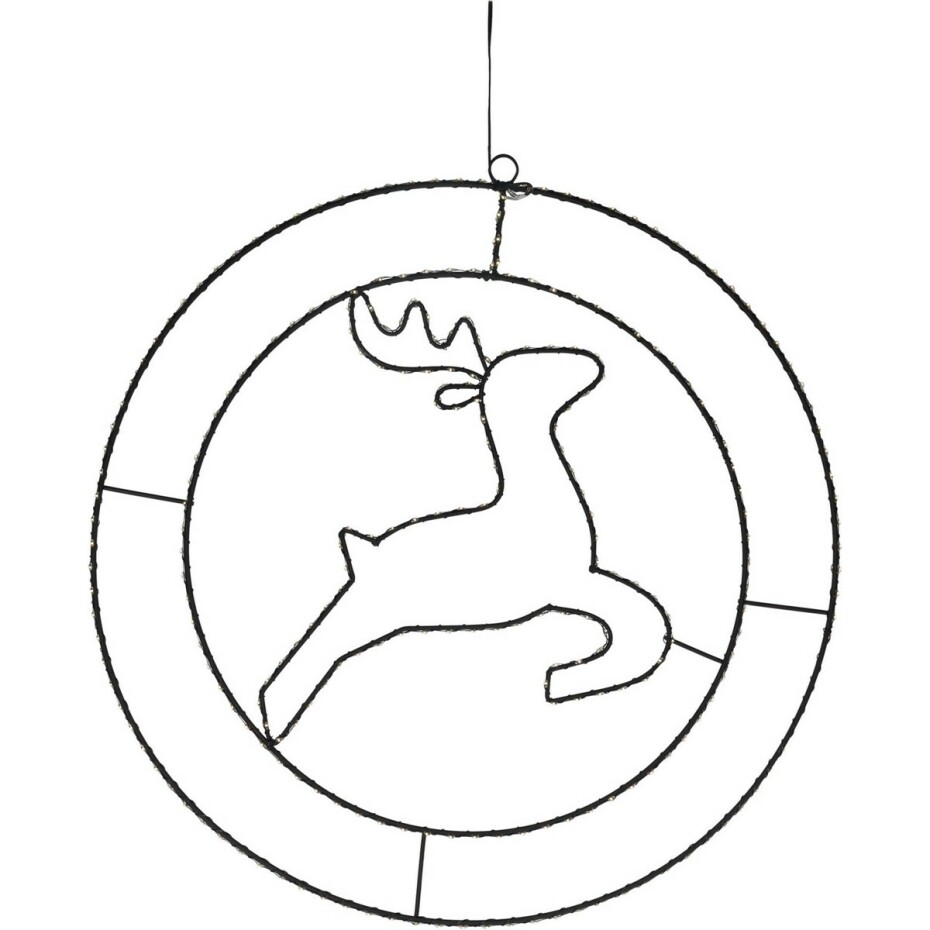 Vánoční závěsná LED dekorace Trinket Reindeer 257 LED, 52 cm - main (1)