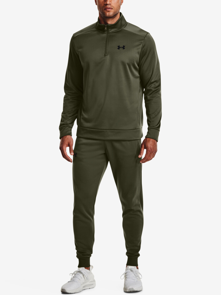 Pánská mikina Under Armour  Fleece 1/4 Zip-GRN XXL - main (1)