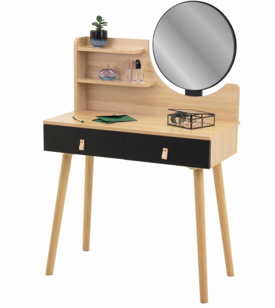 ArtJum Toaletní stolek SCANDI 2 černá | CM-324312 - main (5)