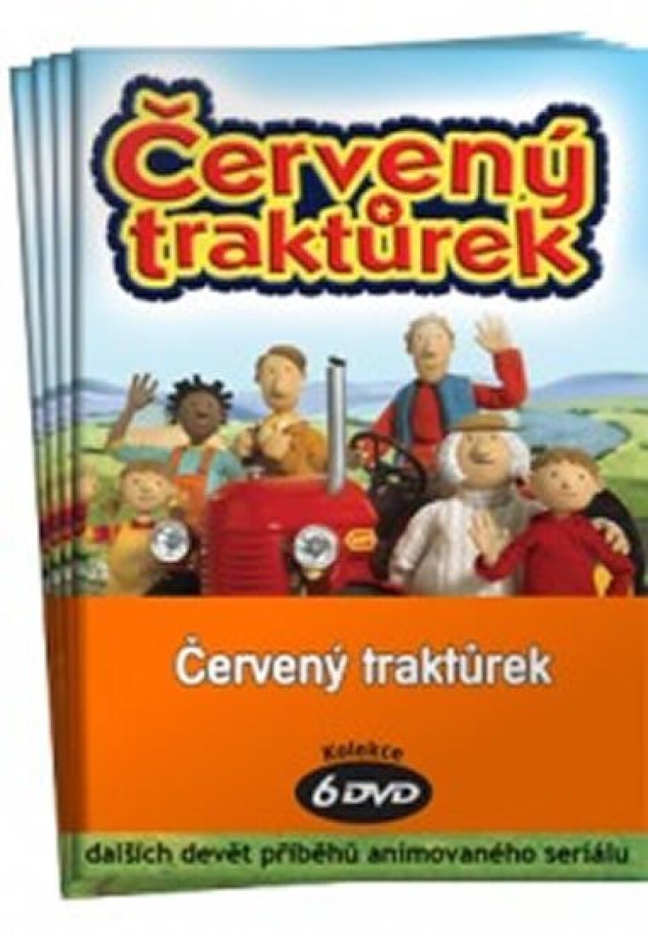 Červený traktůrek 1 - 6 / kolekce 6 DVD - main (0)