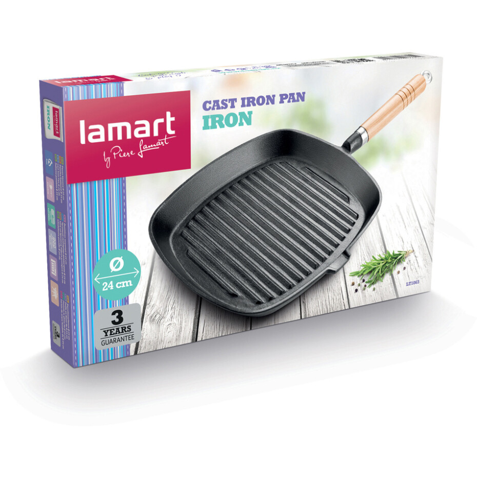 Lamart LT1063 litinová pánev, 24 cm - main (2)