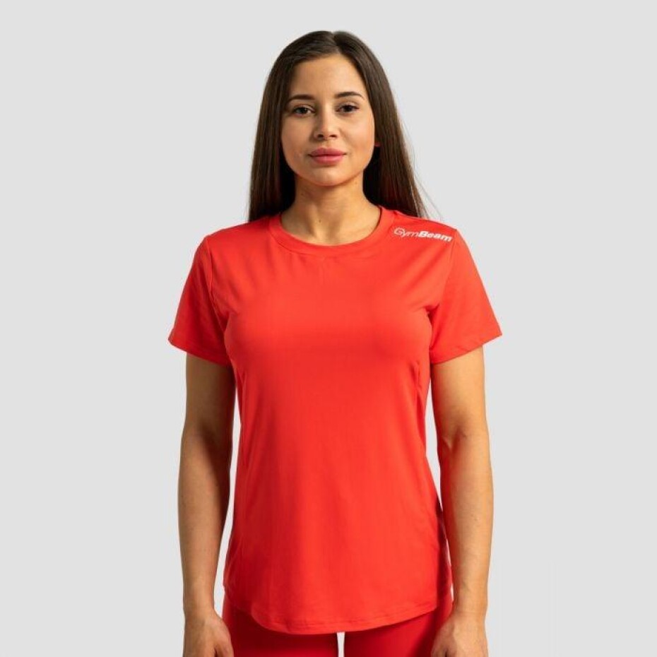 GymBeam Dámské sportovní tričko Limitless Hot Red - main (0)