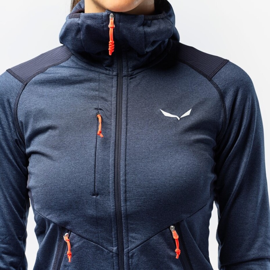 Dámská mikina Salewa  Agner Hybrid PL/DST Navy Blazer Melange 40 - main (2)