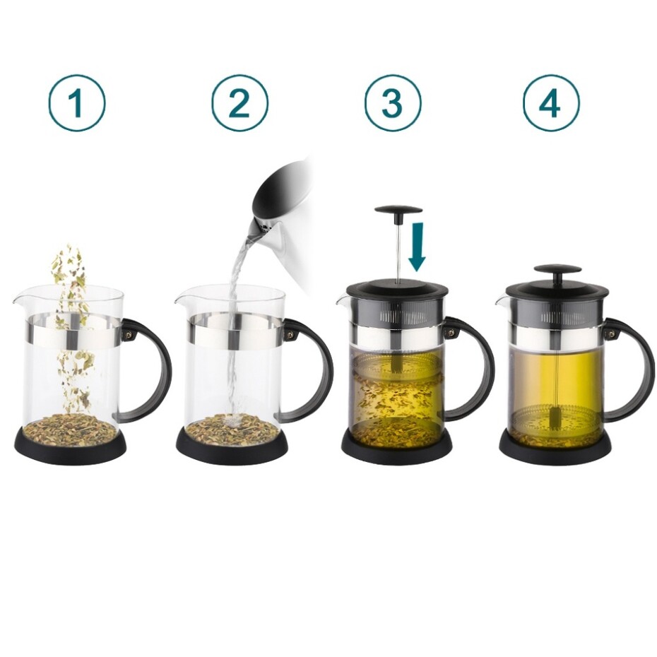 Altom French press na kávu a čaj 800 ml - main (4)