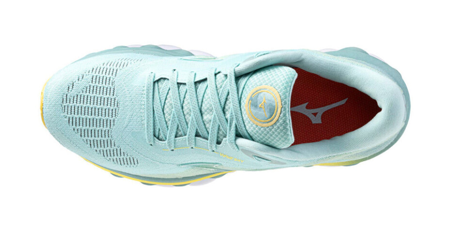 Dámská běžecká obuv Mizuno  Wave Sky 7 Eggshell Blue/White/Sunshine  UK 5 - main (2)