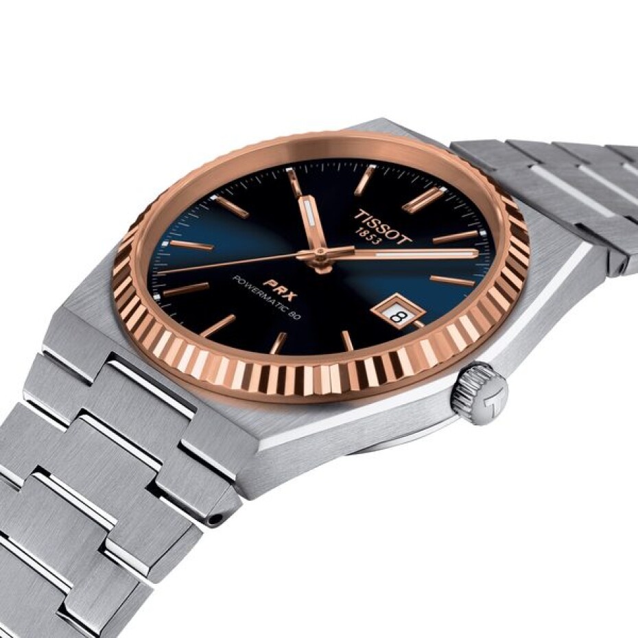 Tissot PRX Powermatic 80 Steel & 18K Gold T931.407.41.041.00 - main (1)