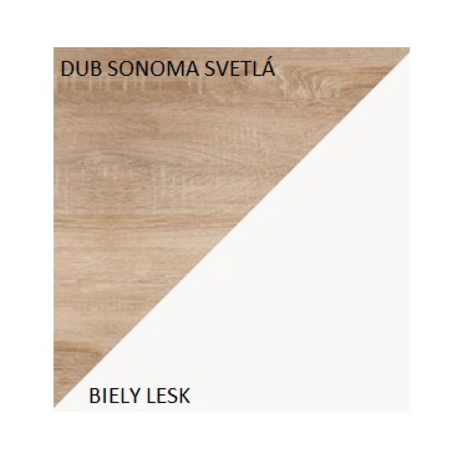 ArtCross Komoda VIKI | 01 Barva: Bílá / bílý lesk - main (7)