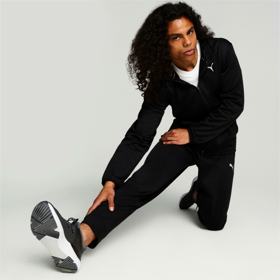 Pánská mikina Puma  Train All Day PWRFleece Full Zip Puma Black XL - main (1)