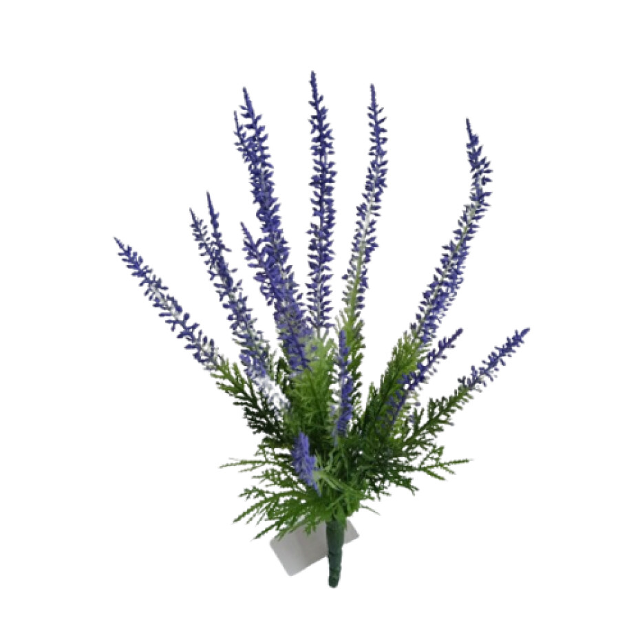 Umělá květina Vřes modrá, 29 cm - main (0)