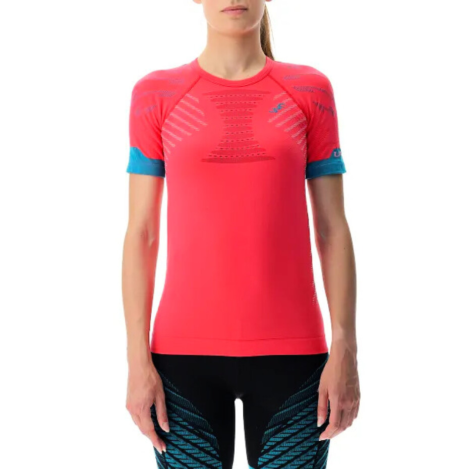 Dámské tričko UYN  RUNNING ULTRA1 OW SHIRT rose red L - main (0)